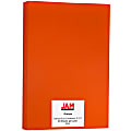 JAM Paper® Cover Card Stock, 11" x 17", 65 Lb, 30% Recycled, Orbit Orange, Pack Of 50 Sheets Sheets