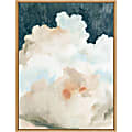 Amanti Art Dark Cumulus Clouds II by Emma Caroline Framed Canvas Wall Art Print, 24”H x 18”W, Maple
