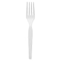 Dixie Medium-weight Disposable Forks Grab-N-Go by GP Pro - Fork - 1000 x Fork - White - 100 Box - 10 / Carton 1 thumbnail image