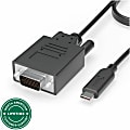 Plugable USB C to VGA Cable - Connect Your USB-C or Thunderbolt 3 Laptop to VGA Displays up to 1920x1080@60Hz - Plugable USB C to VGA Cable 1 thumbnail image