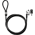 HP Keyed Cable Lock 10mm - 6 ft Cable - Keyed Lock - Vinyl, Galvanized Steel - For Notebook, Docking Station, Projector, Desktop Computer, Printer 1 thumbnail image