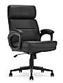 Serta Comfort Series Ergonomic Bonded Leather Mid-Back Executive Office Chair, Black 1 thumbnail image