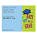 Custom Full-Color Flat Note Card Invitations, 1 Side, UV Finish, 5-1/2" x 4-1/4", Box Of 10 Invitations 1 thumbnail image