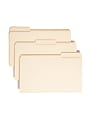 Smead® Reinforced Tab File Folders, Legal Size, 1/3 Cut, Manila, Box Of 100 1 thumbnail image