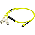 AddOn 3m Arista Networks CAB-M12P4LC-S3 Compatible MPO (Female) to 8xLC (Male) 8-strand Yellow OS1 Fiber Fanout Cable - 100% compatible and guaranteed to work