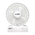 Digital Energy World Portable Mini USB Fan, 5-1/8"H x 2"W, White 1 thumbnail image