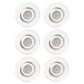 Quartet® Glass Magnets - Large - 6 / Pack - Clear