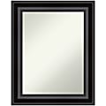 Amanti Art Non-Beveled Rectangle Framed Bathroom Wall Mirror, 29-3/4” x 23-3/4”, Grand Black 1 thumbnail image