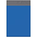 Partners Brand 10" x 13" Poly Mailers, Blue, Case Of 100 Mailers