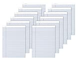 TOPS™ Prism+™ Color Writing Pads, 8 1/2" x 11 3/4", Legal Ruled, 50 Sheets, Gray, Pack Of 12 Pads 1 thumbnail image