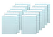 TOPS™ Prism+™ Color Writing Pads, 8 1/2" x 11 3/4", 100% Recycled, Legal Ruled, 25 Sheets, Blue, Pack Of 12 Pads 1 thumbnail image