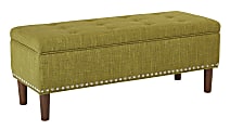 Ave Six Bryant Bench, Green/Coffee/Antique Bronze