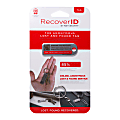 KeySmart RecoverID Lost & Found Recovery Tags, Silver, Set Of 6 Tags 1 thumbnail image