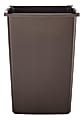 Rubbermaid® Glutton Rectangular Plastic Waste Container, 56 Gallons, 31 1/8"H x 25 1/2"W x 22 3/4"D, Brown 1 thumbnail image
