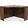 Lorell® Essentials Series 42"W Corner Desk, Walnut