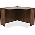 Lorell® Essentials 42"W Corner Computer Desk, Walnut 1 thumbnail image