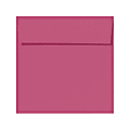 LUX Square Envelopes, 5 1/2" x 5 1/2", Peel & Press Closure, Magenta, Pack Of 1,000