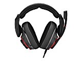 EPOS I SENNHEISER GSP 600 - Headset - full size - wired - 3.5 mm jack - black, red 1 thumbnail image