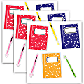 Carson Dellosa Education Cut-Outs, Notebooks And Pens, 36 Cut-Outs Per Pack, Set Of 3 Packs
