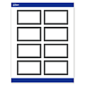 Avery® Printable Cards With Sure Feed® Technology, 2" x 3-1/2", Matte White With Black Border, Pack Of 80 1 thumbnail image