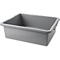 Rubbermaid Commercial Undivided Bus/Utility Box - Storing - Dishwasher Safe - Gray - Plastic Body - 1 Each