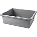 Rubbermaid Commercial Undivided Bus/Utility Box - Storing - Dishwasher Safe - Gray - Plastic Body - 1 Each 1 thumbnail image