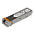 StarTech.com 1000BASE-BX MSA Compliant Downstream SFP Module - LC Connector - Fiber SFP Transceiver - Lifetime Warranty - 1 Gbps - Max. Transfer Distance 10 km (6.2 mi) - 1000BASE-BX fiber transceiver adds reliable 1Gb over fiber