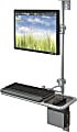 Balt® Economy Workstation Wall Mount, 51.25" x 25.63" x 31", Black, 90377 1 thumbnail image