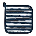 Better Houseware Striped Pot Holder, 7" x 7", Black 1 thumbnail image