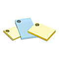 USMC Self-Stick Notes, 3" x 5", Yellow, 100 Sheets Per Pad, Pack Of 8 Pads