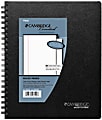 Cambridge® Limited® Business Notebook, 8 1/2" x 11", 1 Subject, Legal Ruled, 96 Sheets, Black (06100)