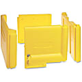Rubbermaid Commercial Locking Janitor Cart Cabinet - 20" x 16" x 11.2" - Yellow - Polyethylene 1 thumbnail image