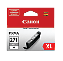 Canon® CLI-271XL High-Yield Gray Ink Tank, 0340C001