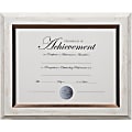 Dax 2-tone Bronze Document Frame - 12.40" x 13.80" x 1" Frame Size - Rectangle - Wall Mountable - Vertical, Horizontal - 1 Each - Bronze - White 1 thumbnail image