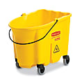 Rubbermaid® WaveBrake Plastic Bucket, 8 3/4 Gallons, , 17 1/2"H x 20 1/8"W x 16"D, Yellow