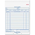 Rediform 2-part Carbonless Purchase Order Book - 50 Sheet(s) - 2 PartCarbonless Copy - 8.50" x 11" Sheet Size - Assorted Sheet(s) - Blue Print Color - 1 Each