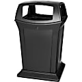 Rubbermaid® Ranger Fire-Safe Square Structural Foam Container, 45 Gallons, Black