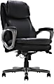 Serta® Smart Layers™ Arlington AIR™ Bonded Leather High-Back Executive Office Chair, Black/Silver 1 thumbnail image