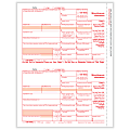 ComplyRight® 1099-MISC Tax Forms, Federal Copy A, 2-Up, Laser, 8-1/2" x 11", Pack Of 50 Forms
