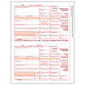 ComplyRight® 1099-MISC Tax Forms, Federal Copy A, 2-Up, Laser, 8-1/2" x 11", Pack Of 50 Forms 1 thumbnail image