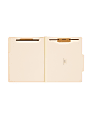 Smead® Manila Classification Folders, 1 Divider, Letter Size, Box Of 10