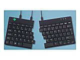 R-Go Spilt Ergonomic Wired Keyboard, Black