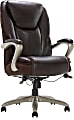 Serta® Smart Layers™ Hensley Big & Tall Ergonomic Bonded Leather High-Back Chair, Roasted Chestnut/Satin Nickel