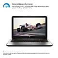 HP 15-ay052nr Laptop, 15.6" Screen, 6th Gen Intel® Core™ i3, 4GB Memory, 1TB Hard Drive, Windows® 10 Home