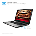 HP 15-ay052nr Laptop, 15.6" Screen, 6th Gen Intel® Core™ i3, 4GB Memory, 1TB Hard Drive, Windows® 10 Home