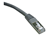 Eaton Tripp Lite Series Cat5e 350 MHz Molded Shielded (STP) Ethernet Cable (RJ45 M/M), PoE, Gray, 100 ft. (30.5 m) - Patch cable - RJ-45 (M) to RJ-45 (M) - 100 ft - STP - CAT 5e - molded, stranded - gray