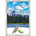 Amanti Art Crackled Metallic Narrow Picture Frame, 22" x 32", Matted For 20" x 30" 1 thumbnail image