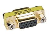 Tripp Lite Compact / Slimline Gold VGA Video Coupler Gender Changer HD15 F/F - VGA gender changer - HD-15 (VGA) (F) to HD-15 (VGA) (F)