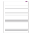 TREND Music Staff Paper Wipe-Off® Chart, 17" x 22", Pack Of 6 1 thumbnail image