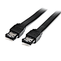 StarTech.com Shielded External eSATA Cable - Serial ATA external cable - Serial ATA 150 - 7 pin external Serial ATA (M) - ESATA3 1 thumbnail image
